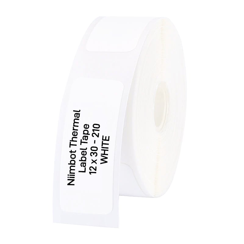 Niimbot White Label Thermal Paper for D11 D110 D101 Printer  Label Sticker Paper Roll Waterproof Anti-Oil Tear-Resistant main image 1