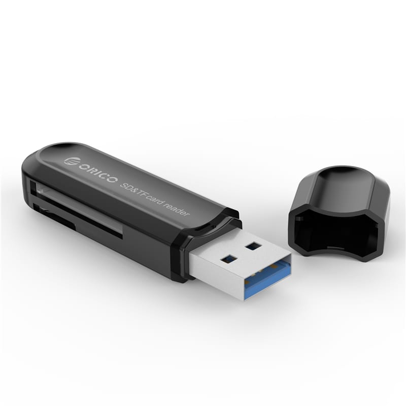 ORICO USB3.0 TF/SD Card Reader – Black – Blu Dot SA